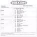 2009 Cue Sheet